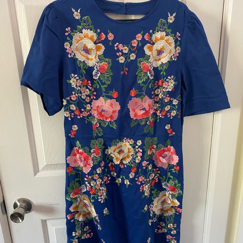 ASOS embroidered dress